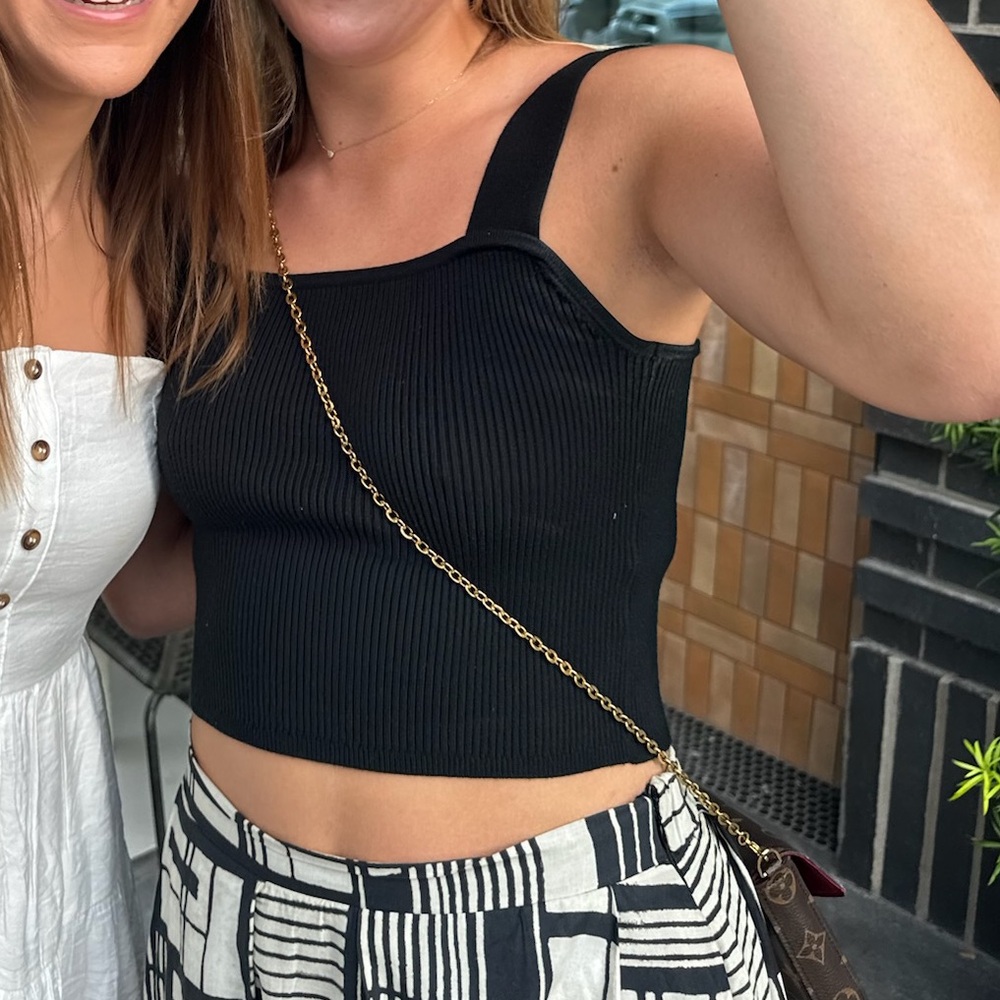 Madewell black tank